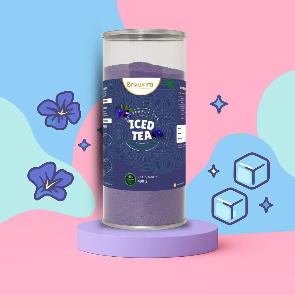 Butterfly Pea Iced Tea