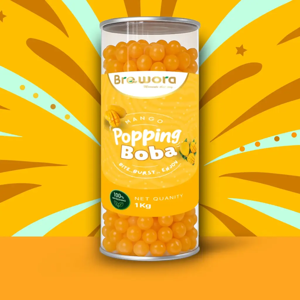 Mango Popping Boba